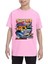 Erkek Çocuk Tişört %100 Pamuk Muscle Cars Beyaz Siyah Pembe Çocuk T-Shirt 4