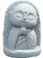 Keşiş Heykelcik Oturan El Sanatları Reçine Heykeli Iç Dış Avlu Için .6 x 3 x 4.9 cm (Yurt Dışından) 1