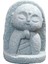 Keşiş Heykelcik Oturan El Sanatları Reçine Heykeli Iç Dış Avlu Için .6 x 3 x 4.9 cm (Yurt Dışından) 2
