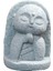 Keşiş Heykelcik Oturan El Sanatları Reçine Heykeli Iç Dış Avlu Için .6 x 3 x 4.9 cm (Yurt Dışından) 3