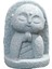 Keşiş Heykelcik Oturan El Sanatları Reçine Heykeli Iç Dış Avlu Için .6 x 3 x 4.9 cm (Yurt Dışından) 5