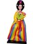 Geyşa Minyatür Kabuki Heykeli Dekoratif Taşınabilir Hanbok C (Yurt Dışından) 3