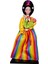 Geyşa Minyatür Kabuki Heykeli Dekoratif Taşınabilir Hanbok C (Yurt Dışından) 4