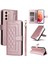 Samsung Galaxy S21 Için Flip Case Deri Kılıf Cüzdan Darbeye Basit (Yurt Dışından) 1