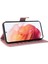 Samsung Galaxy S21 Için Flip Case Deri Kılıf Cüzdan Darbeye Basit (Yurt Dışından) 5