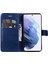 Kart Yuvası Klasik Düz Renk Yüksek ile Samsung Galaxy S22 Için Flip Case (Yurt Dışından) 4