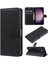 Kart Yuvası Klasik Düz Renk ile Samsung Galaxy S24 Ultra Için Flip Case (Yurt Dışından) 1