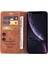 Iphone Xr Deri Kılıf Darbeye Kapak Kapak Cüzdan Basit (Yurt Dışından) 3