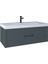 Kobos Frame 100 cm Lavabo Dolabı Blue Grey KB710023 1