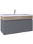 Harmony 100 cm Lavabo Dolabı Füme KB710015 2