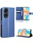 Oppo Oppo 8t 5g Kapak Için Kılıf Kickstand Manyetik Cüzdan Kart Tutucu (Yurt Dışından) 1