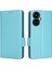 Tecno Camon 19 Cüzdan Kart Yuvaları Için Kılıf Tutucu Pu Deri Yan Toka (Yurt Dışından) 1