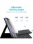 Apple Ipad Air 11 Inç 2024 6.nesil Uyumlu Klavyeli Tablet Kılıf Bluetooth Kalem Bölmeli Standlı M2 Çip 2