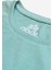 Mint Yeşil Renk Crop T-Shirt Owl Baykuş Design Baskılı Kadın Baby Tee 2