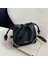 Kore Tarzı Basit Doku Kova Çanta Kadınlar Için 2024 Yeni Stil Moda Ipli Omuz Çantası Rahat Retro Crossbody Çanta (Yurt Dışından) 1
