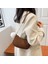 Dış Ticaret Moda Rahat Kürk Topu Kadın Çantası 2025 Taze Retro Crossbody Çanta Mizaç Moda Tek Omuz Yabancı Stil Küçük Kare Çanta (Yurt Dışından) 3
