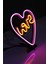 Love Neon LED / Gece Lambası / Dekoratif Lamba / Işıklı Kalp / Ambians Işığı 4