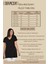 Büyük Beden V Yaka Yırtmaçlı Pamuk Basic Tshirt-Siyah 2
