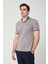 Yakası Triko Polo Yaka Erkek Antrasit Tshirt 1