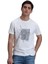 Bisiklet Yaka Regular Fit Beyaz Erkek T-Shirt 111020205 1