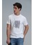 Bisiklet Yaka Regular Fit Beyaz Erkek T-Shirt 111020205 3