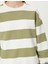 Bisiklet Yaka Sweatshirt Relax Fit Ribanalı Uzun Kollu 5