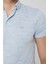 Erkek Polo Buz Mavi Yakalı Tshirt 1