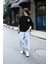 R-5789 I Hate Uncertaınty Baskılı Oversize Tişört 2