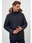 Erkek Lacivert Çıtçıtlı Kapüşonlu Dynamic Fit Rahat Kesim Mont 1