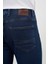 Erkek Lacivert Denim 5 Cep Slim Fit Jean Kot Pantolon 4