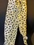 Leopar Şifon Fular Saç Bandı Boyun Fular 115X15 cm 1