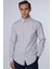 Slim Fit Uzun Kollu Pamuklu Kolay Ütü Gri Erkek Gömlek 1