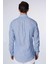 Slim Fit Uzun Kollu Dar Kalıp Çizgili Yazlık Keten Doku Erkek Gömlek 5