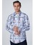 Slim Fit Uzun Kollu Desenli Pamuklu Kolay Ütü Erkek Gömlek 1