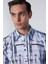 Slim Fit Uzun Kollu Desenli Pamuklu Kolay Ütü Erkek Gömlek 3