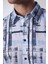 Slim Fit Uzun Kollu Desenli Pamuklu Kolay Ütü Erkek Gömlek 4