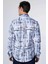 Slim Fit Uzun Kollu Desenli Pamuklu Kolay Ütü Erkek Gömlek 5