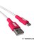 Coral Hızlı Şarj Usb Type A Type-C 150 Cm 3.0a Beyaz Kablo Beyaz-Pembe Uçlar 3