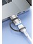 OT91A Tak Çalıştır USB To Type-C Dönüştürücü - Gümüş 346109 2