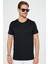 Erkek Slim Fit Dar Kesim Organik Pamuk Yumuşak Dokulu Basic Bisiklet Yaka Tişört 1