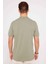 Erkek Slim Fit Dar Kesim Pamuk Düz Pike Yeşil Polo Yaka Tişört 5