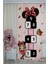 Modalive Home Minnie Mouse Seksekli Çocuk Odası Fon Perde 1