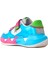 Pink Kız Trend Renkli Tabanlı Cırt Cırtlı Çocuk Sneaker 2