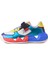 Siyah Kız Trend Renkli Tabanlı Cırt Cırtlı Çocuk Sneaker 1