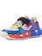 Siyah Kız Trend Renkli Tabanlı Cırt Cırtlı Çocuk Sneaker 2