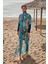 Çiçekli Renkli Pareo Kaftan P2418 1