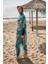 Çiçekli Renkli Pareo Kaftan P2418 2