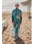 Çiçekli Renkli Pareo Kaftan P2418 3