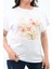Kadın Büyük Beden Çiçek Baskı Detaylı T-Shirt 1780-25 4