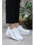 Kadın Sneaker Günlük 24Y301 Yüksek Taban Beyaz Spor Ayakkabı 1